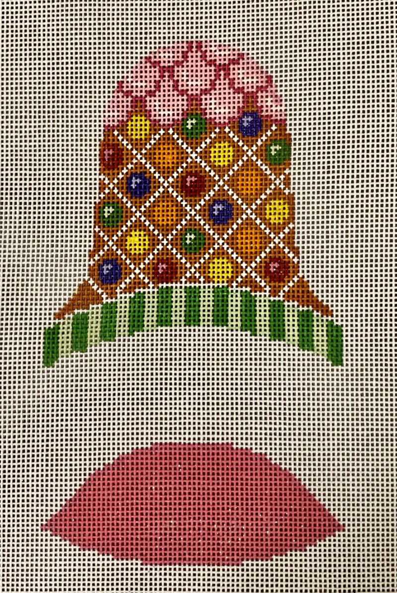 Dimensional Bell Gingerbread