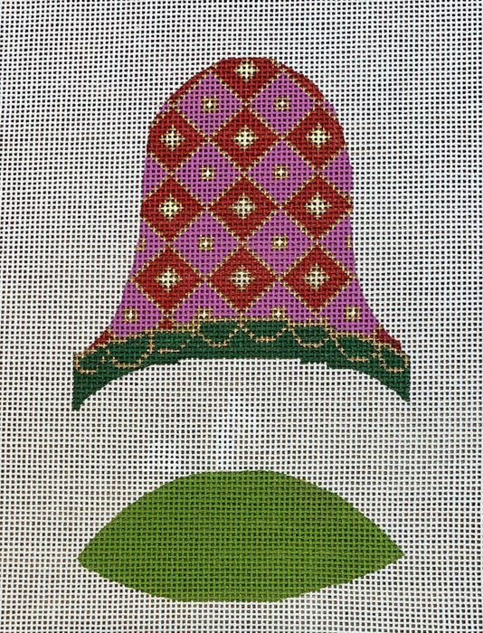 Dimensional Bell Pink and Green