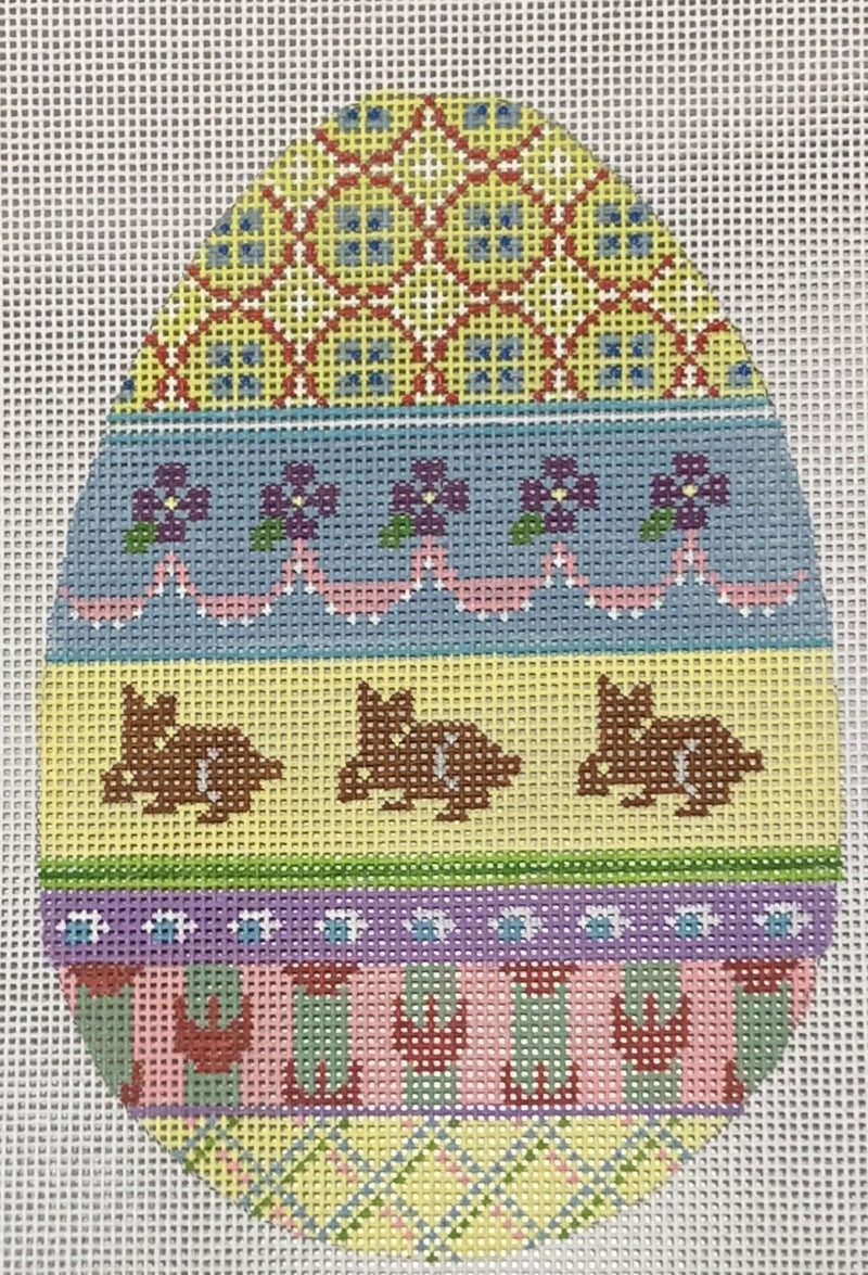 Easter Egg with Bunnies