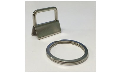 Key Fob Hardware Set, Chrome
