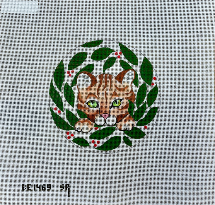 Kitten in Wreath