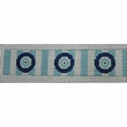 Evil eye belt with stripes on 13