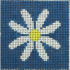 Daisy on Navy 2.25 x 2.25 insert