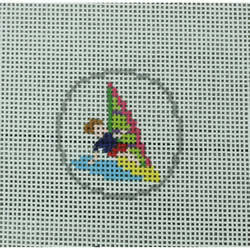 Windsurfer Scene Mini Circle