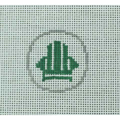 Green Beach Chair Mini Circle