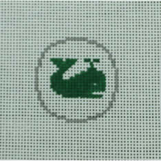 Green Whale Mini Circle