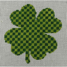 Checkered Green Shamrock