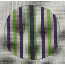 Purples and Green Ornament