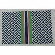 Blue, Pink, Green and White Clutch