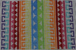 Rainbow Gemetric Clutch