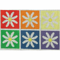 Daisy Rainbow Clutch