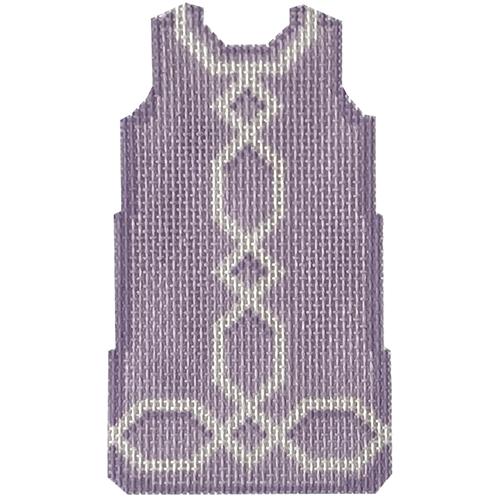 Lavender Lattice Mini Shift