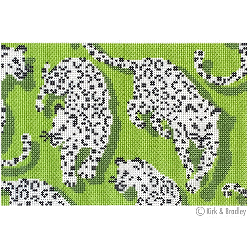 Leopard Clutch - Green