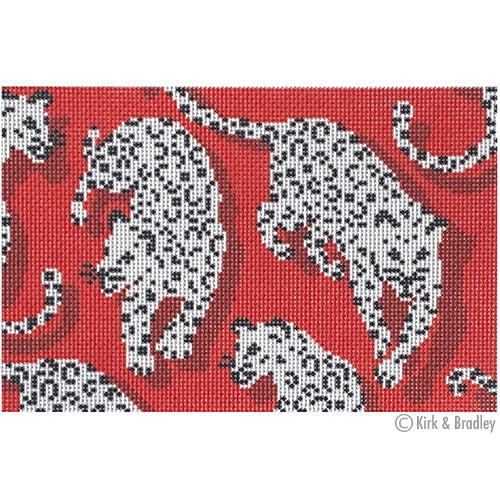 Leopard Clutch - Red