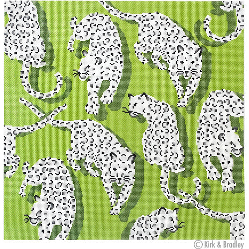 Leopard Pillow - Green