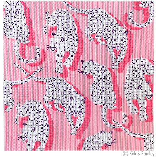 Leopard Pillow - Pink