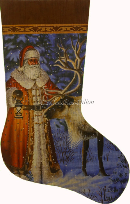 Santa Finds Reindeer - Stocking (13m)