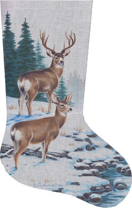 Pair Of Deer - Stocking
