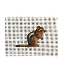 Chipmunk  1.5 x 1  on 8" x 8"