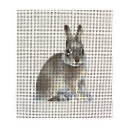 Rabbit vertical  2¼" x 3"  on 8" x 8"