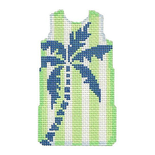 Palm Tree Stencil/Lime Mini Shift
