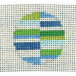 Cool Color Block Mini Circle