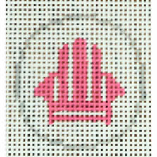 Pink Beach Chair Mini Circle