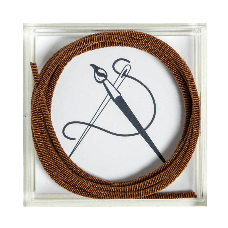 Silk Wrapped Purl · Size 4 · with Matching Couching Thread