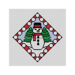Stained Glass, Snowman