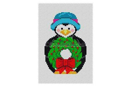 Penguin w/Wreath