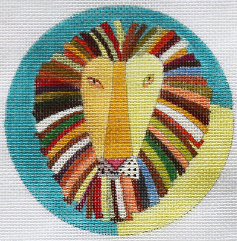 Melanie Mikecz · Colorful Lion Ornament