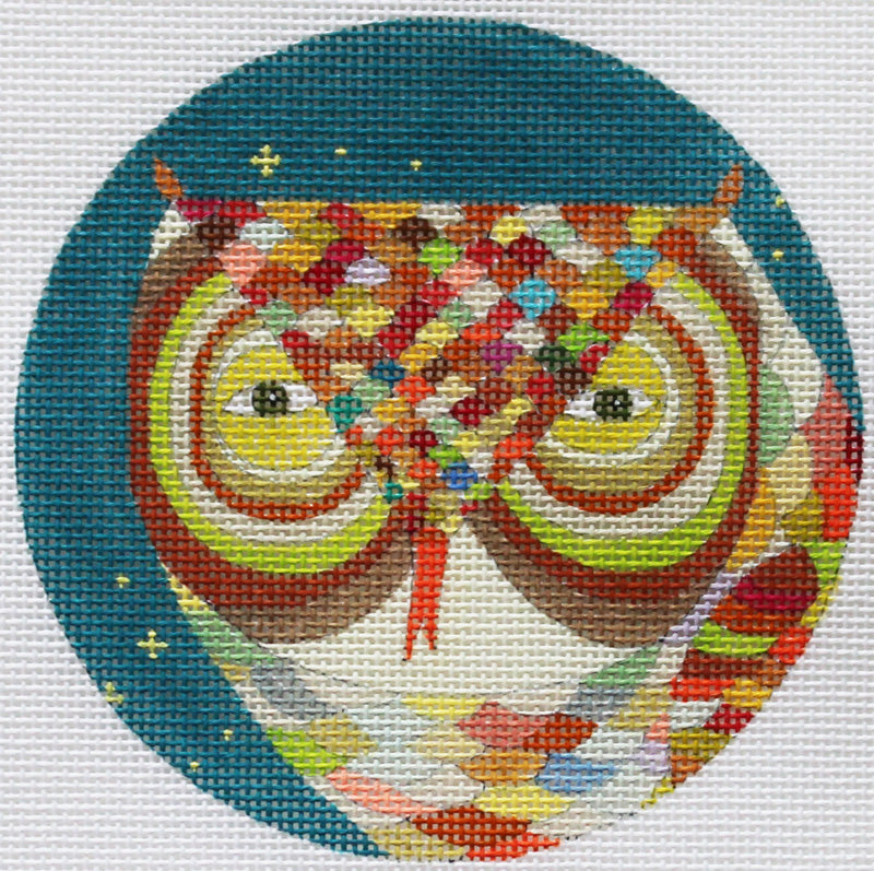 Melanie Mikecz · Colorful Owl Ornament