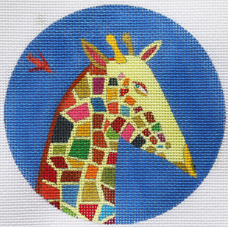 Melanie Mikecz · Colorful Giraffe Ornament