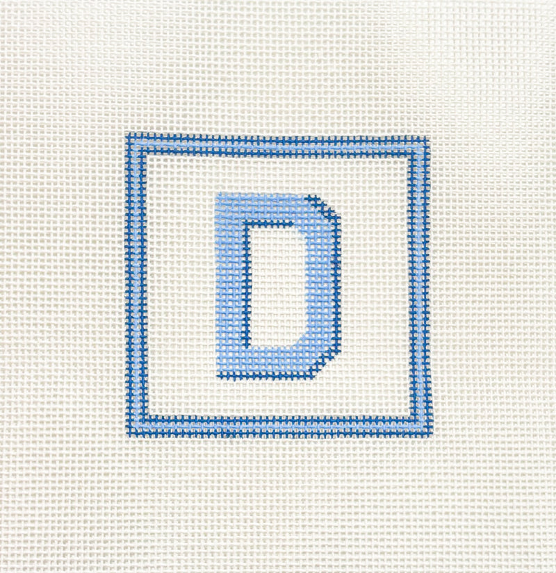 4" Square Alphabet · Letter D