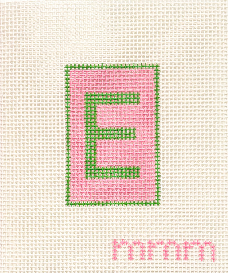 Alphabet Luggage Tag · Letter E