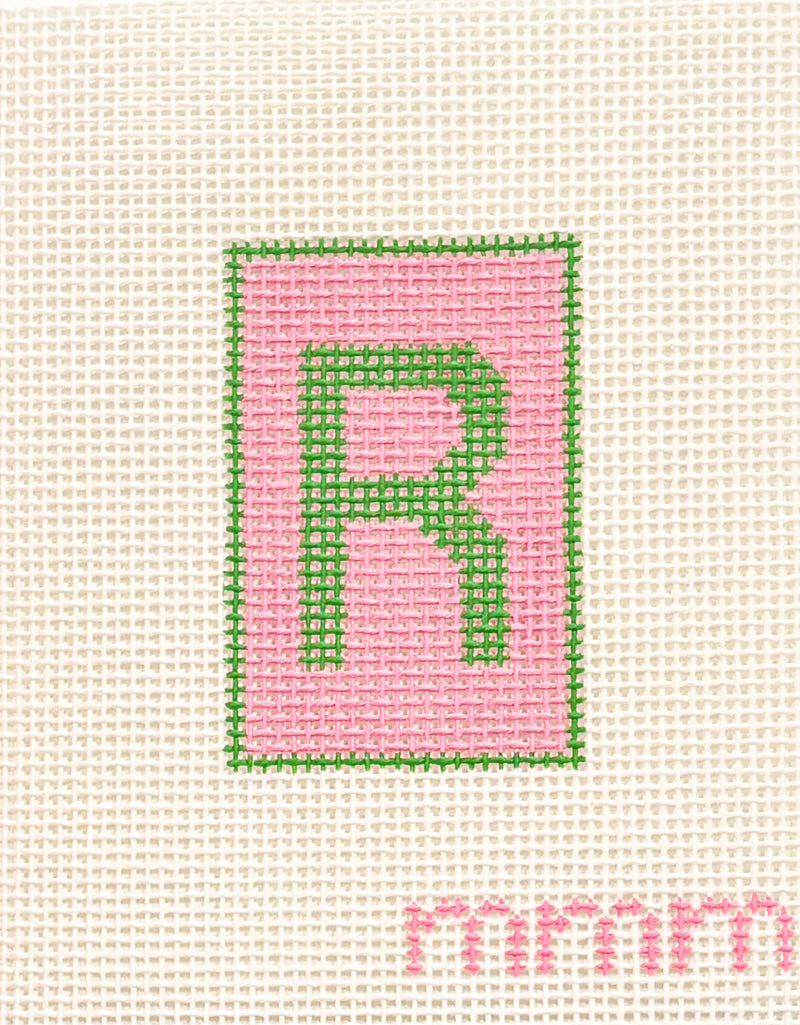 Alphabet Luggage Tag · Letter R