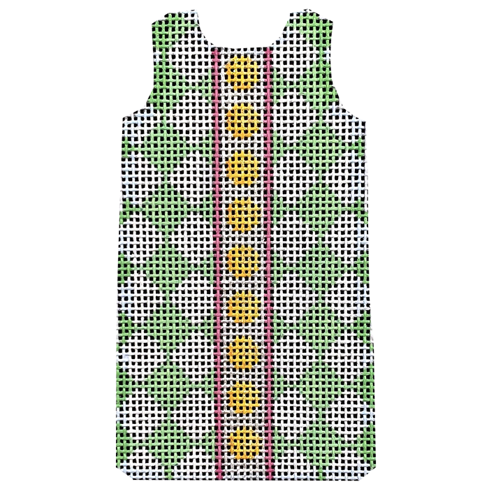 Lime Harlequin Mini Shift