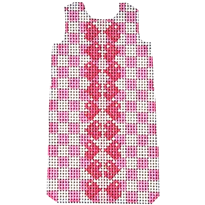 Checks/Heart Trim Mini Shift