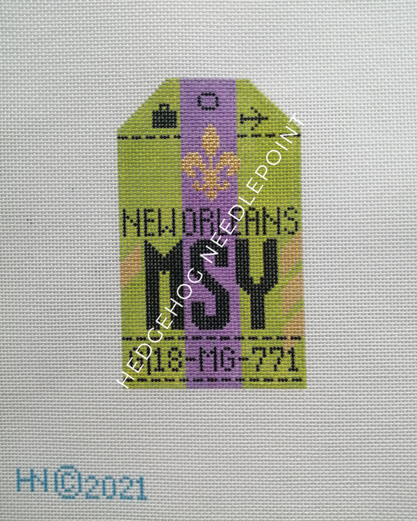 Retro Travel Tag · New Orleans