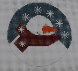 Snowman With Red Collar