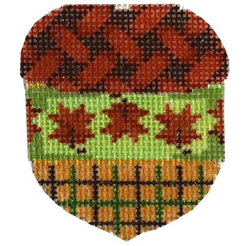 Oak Leaf/Tattersall Cap Mini Acorn