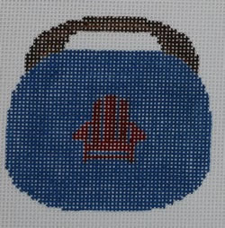 Adirondack Chair - Red chair on Navy