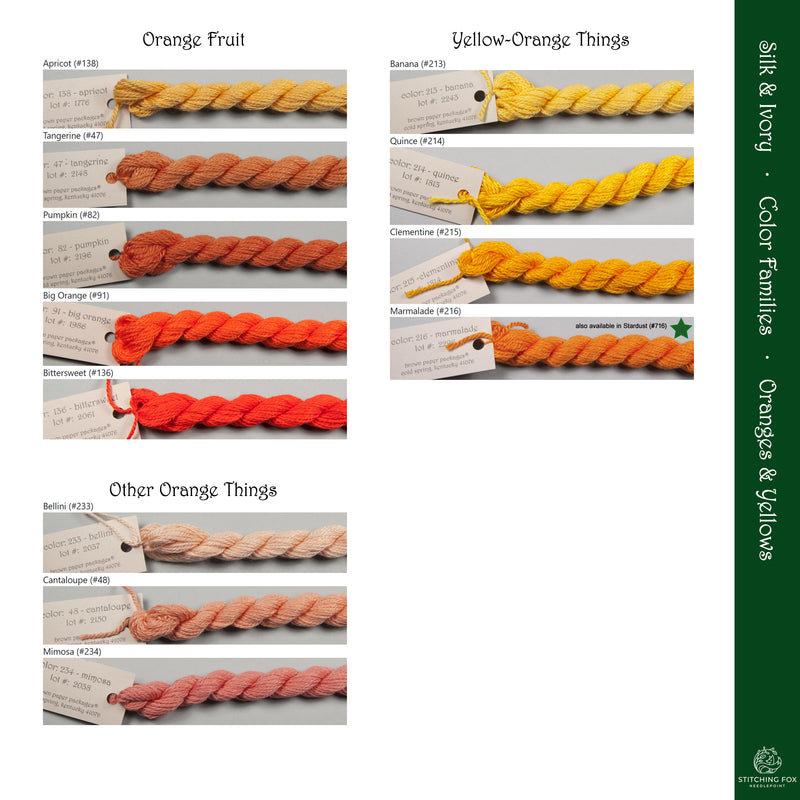 Silk & Ivory - Oranges