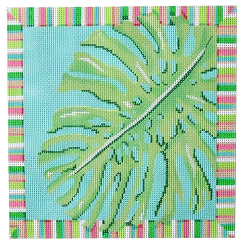 Palm Leaf/Stripes