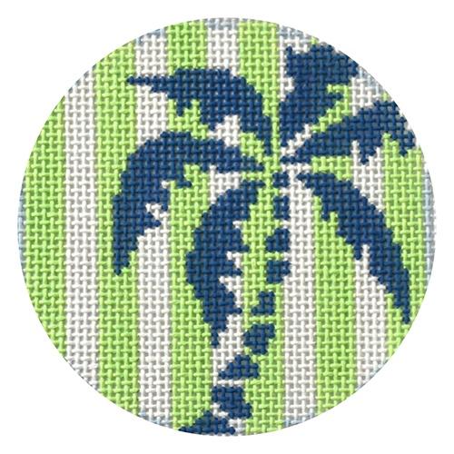 Palm Tree Stencil round