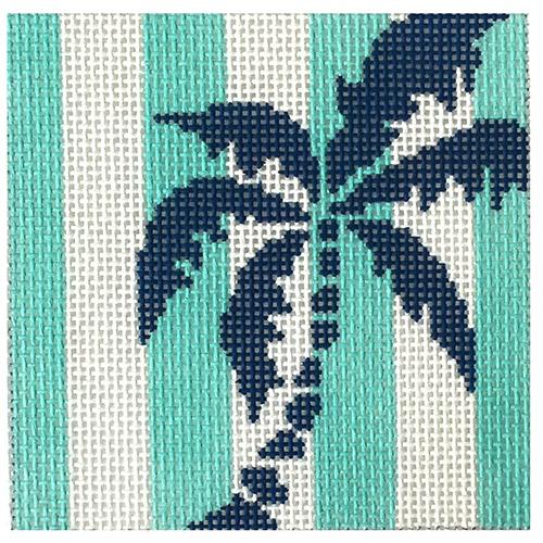 Palm Tree Stencil/Aqua Insert