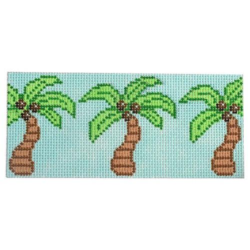 Palm Trees on Blue Insert