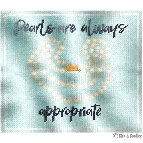 Pearls Are Always Appropriate