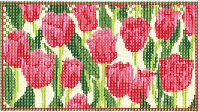 Pink Tulips Needle Case