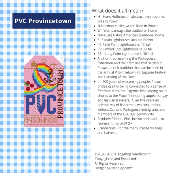 Retro Travel Tag · Provincetown